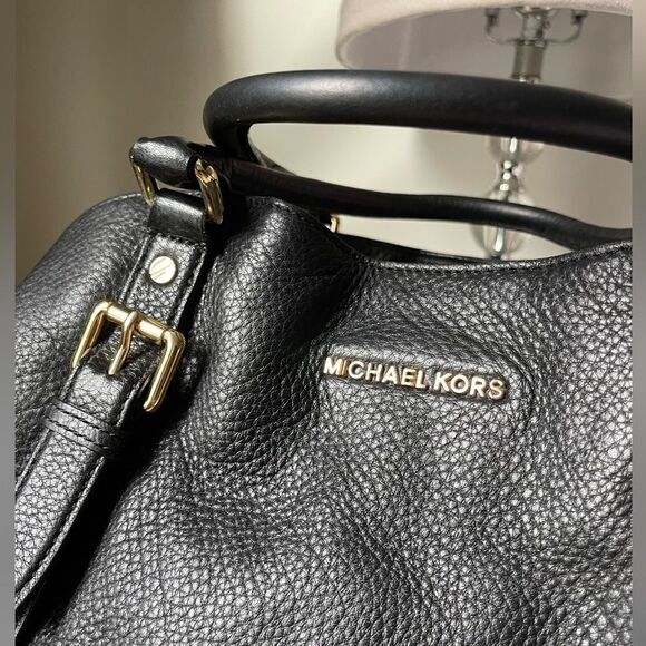 Michael Kors Bedford Black Satchel Bag - Picture 4 of 12